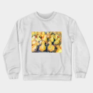 Yellow chickens Crewneck Sweatshirt